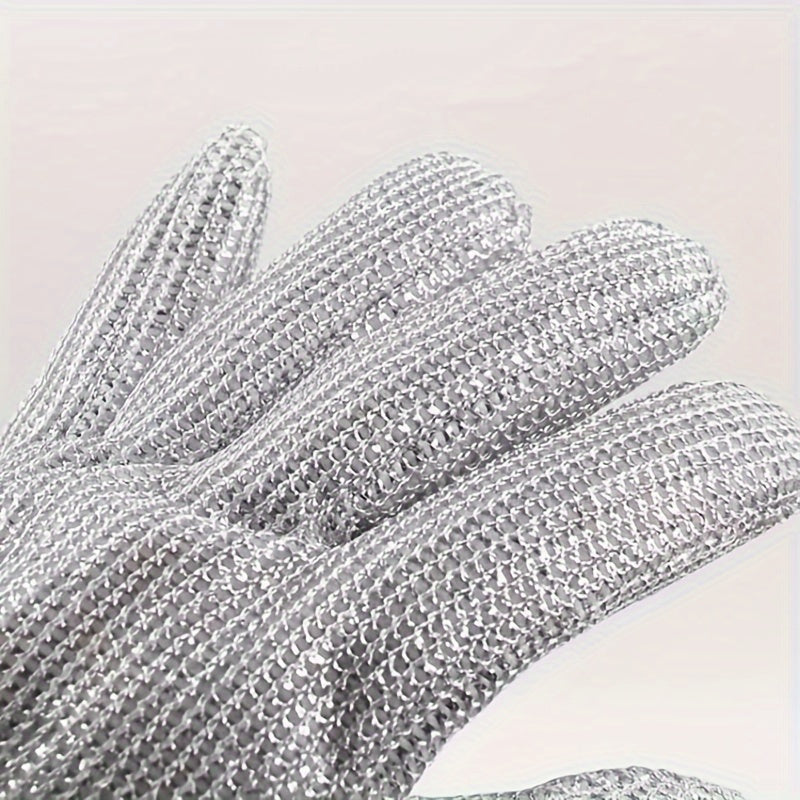 A Pair Of Household Kitchen Cleaning And Dishwashing Gloves With Frosted Texture, Effectively Removing Dirt, Waterproof And Leakproof, Soft Touch, Thickened Heat Insulation, Suitable For Daily Household Use And Winter Cleaning.
