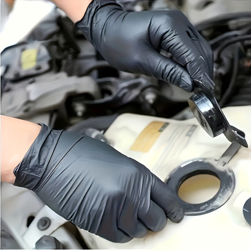 Disposable Rubber Gloves Super Elastic Tattoo Multi-Functional Mechanical Hand Protection Size Ideal for Cleaning and Food Safety Use