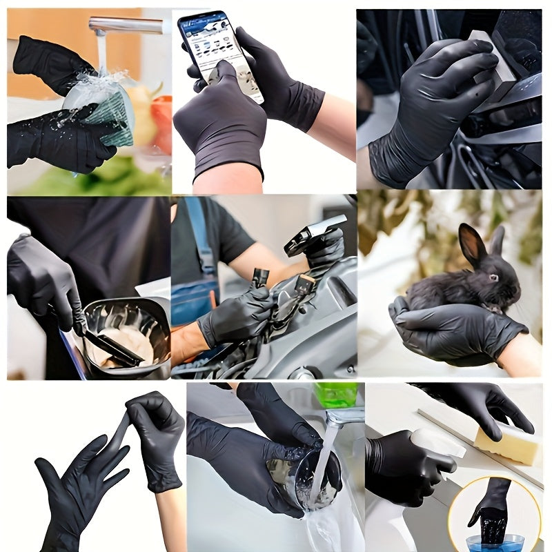 Disposable Rubber Gloves Super Elastic Tattoo Multi-Functional Mechanical Hand Protection Size Ideal for Cleaning and Food Safety Use